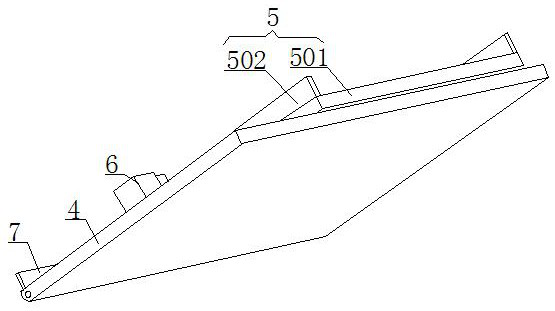 A granulation device for non-melting flux