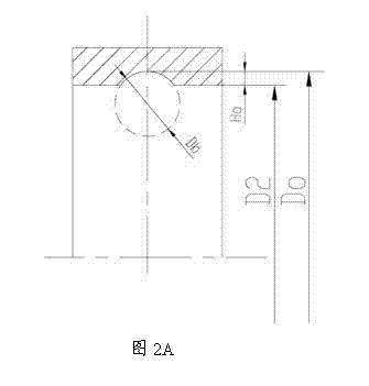 Low-friction implementation method for radial ball bearing and shallow groove radial ball bearing