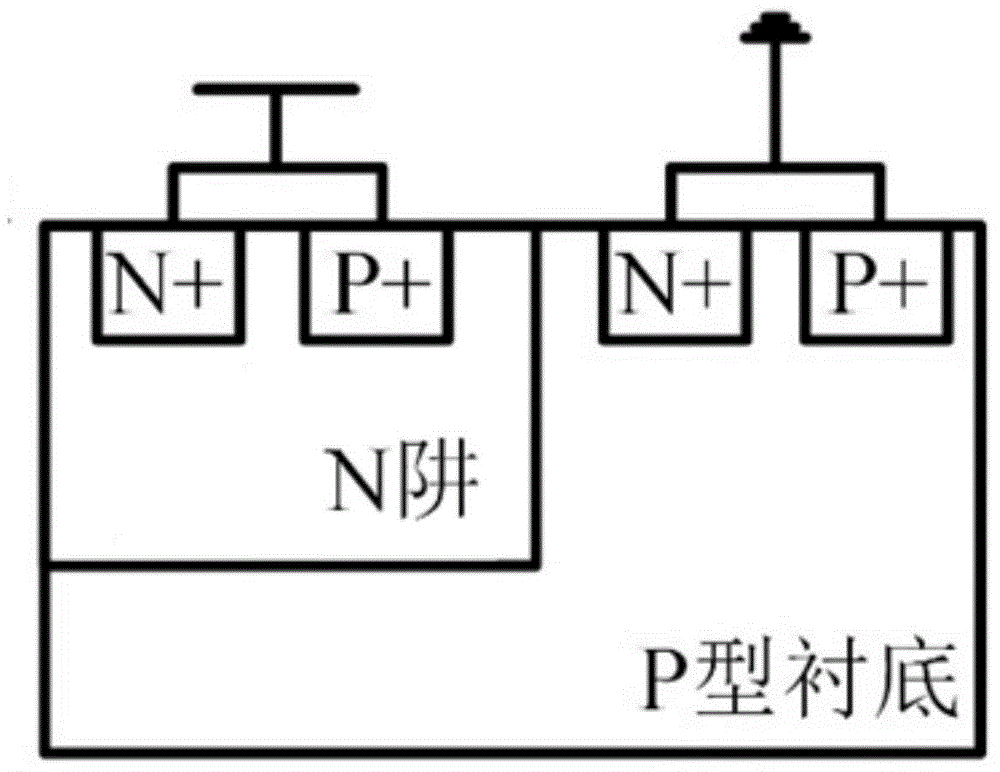 Adjustable maintaining voltage type electronic static discharge protecting circuit