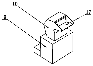 Waste treatment device for production of automobile electronic products