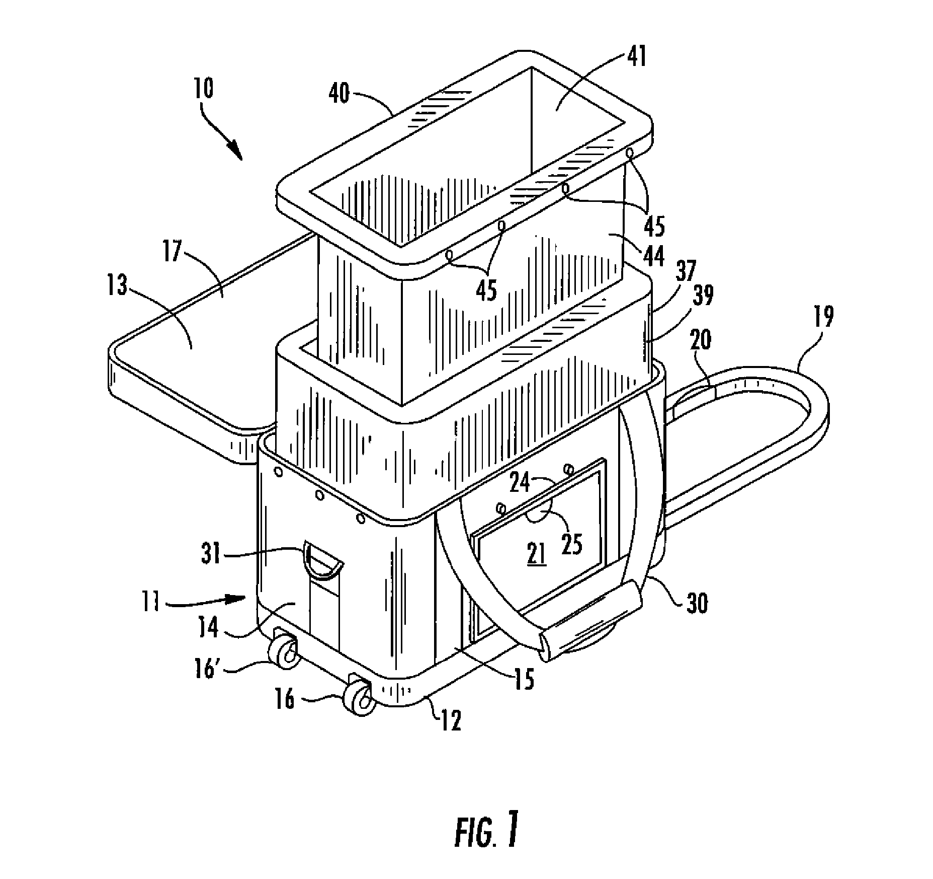 Container for transporting blood and blood products