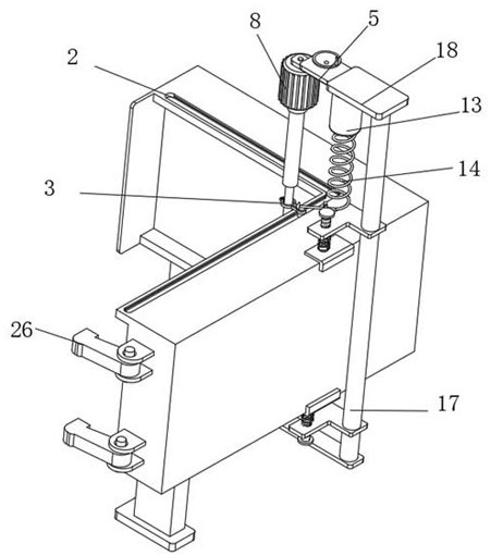 A device for treating the surface of a turning wall notch