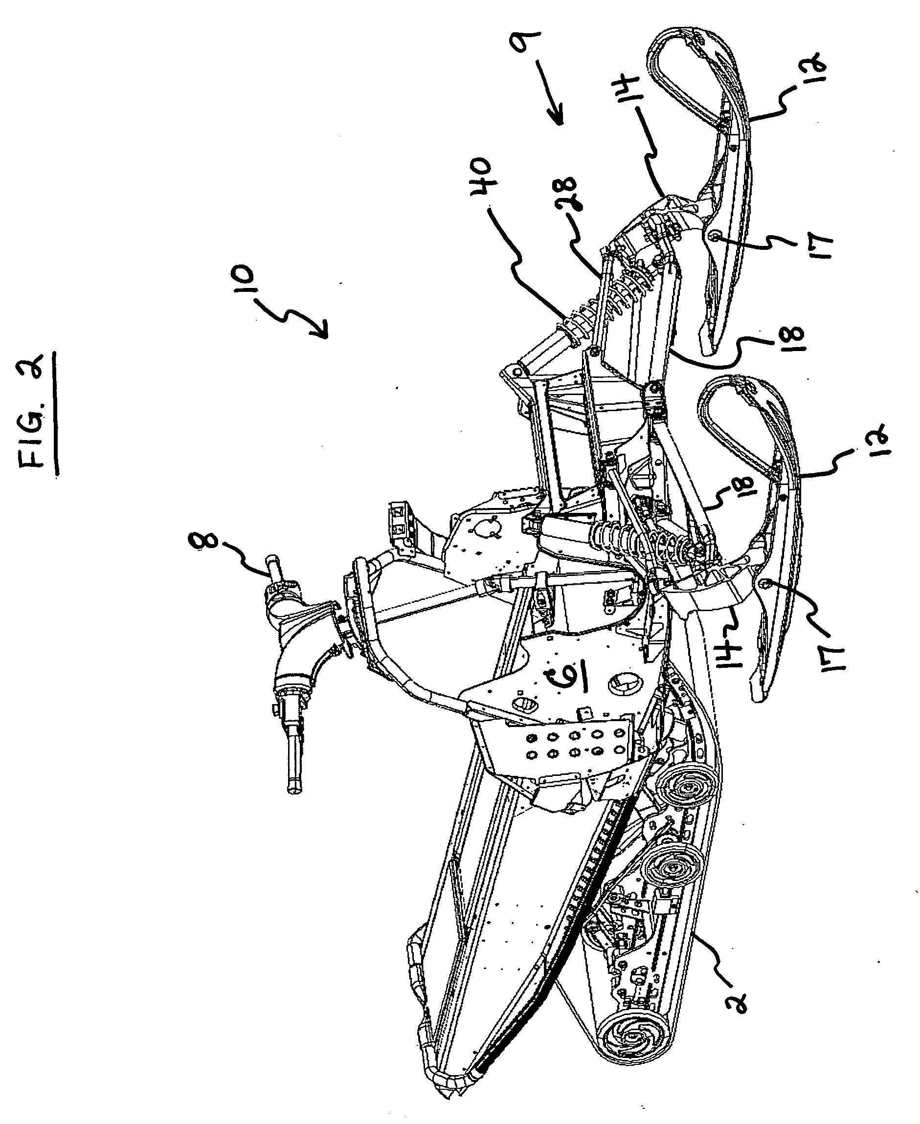 Spindle for snowmobile suspension