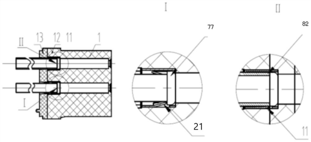 An automatic detection mechanism and method for the fixity of connector positioning claws