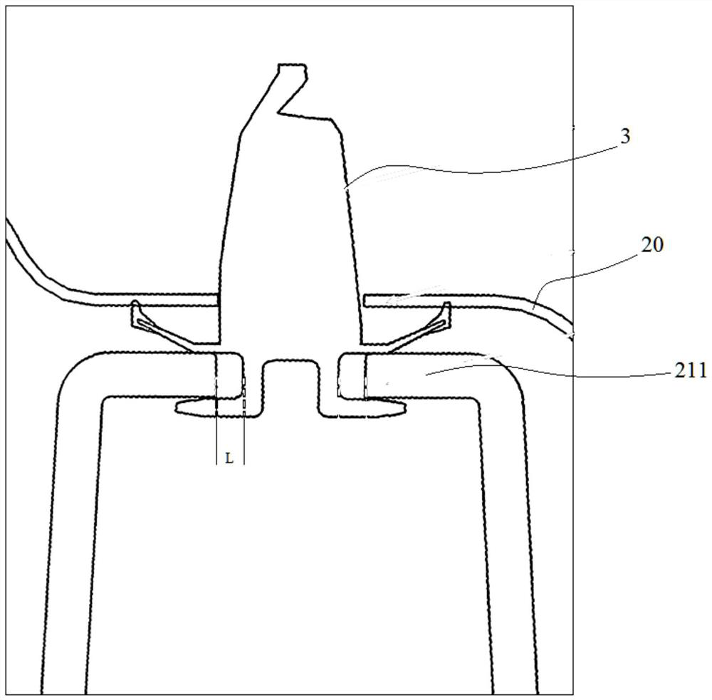 Mounting structure for rubbing strip of car door