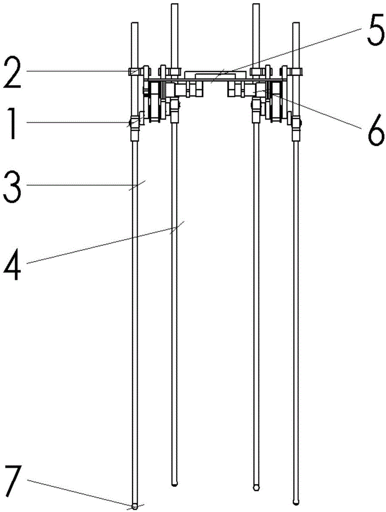 Under-actuated walking apparatus and control method for same