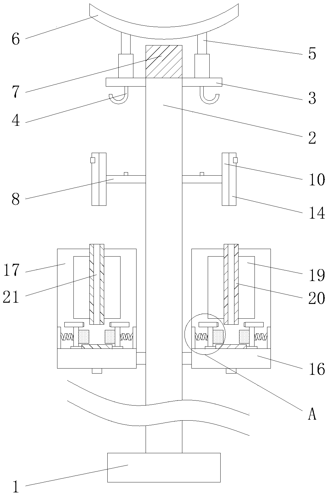 Transfusion bar for medical treatment