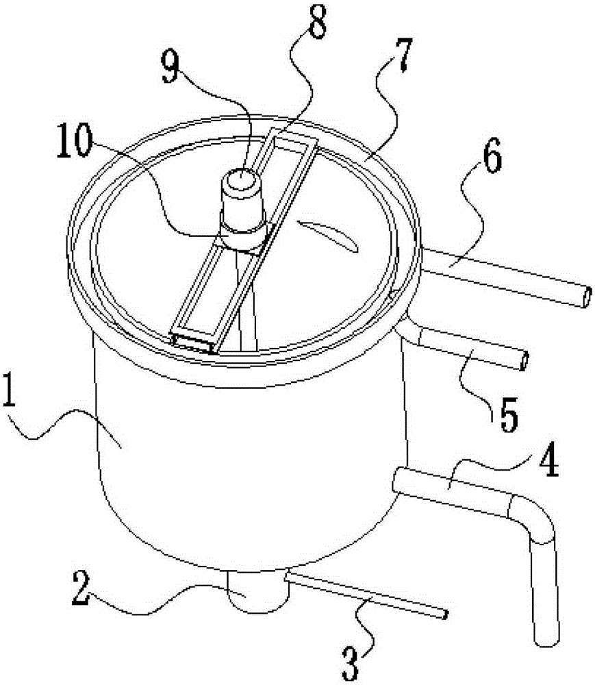 Fully-automatic rapid separation and washing processing device for potassium nitrate