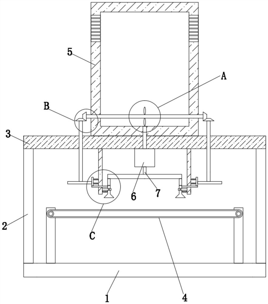 Conveying device for optical fiber sensor production