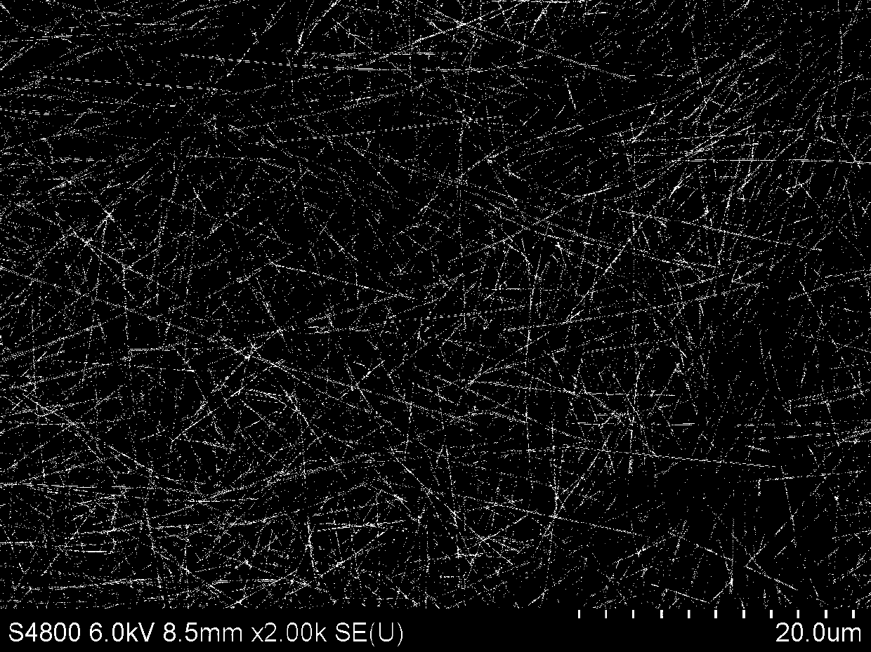 Silver nanowire modified polyacrylate conductive composite coating and preparation method thereof