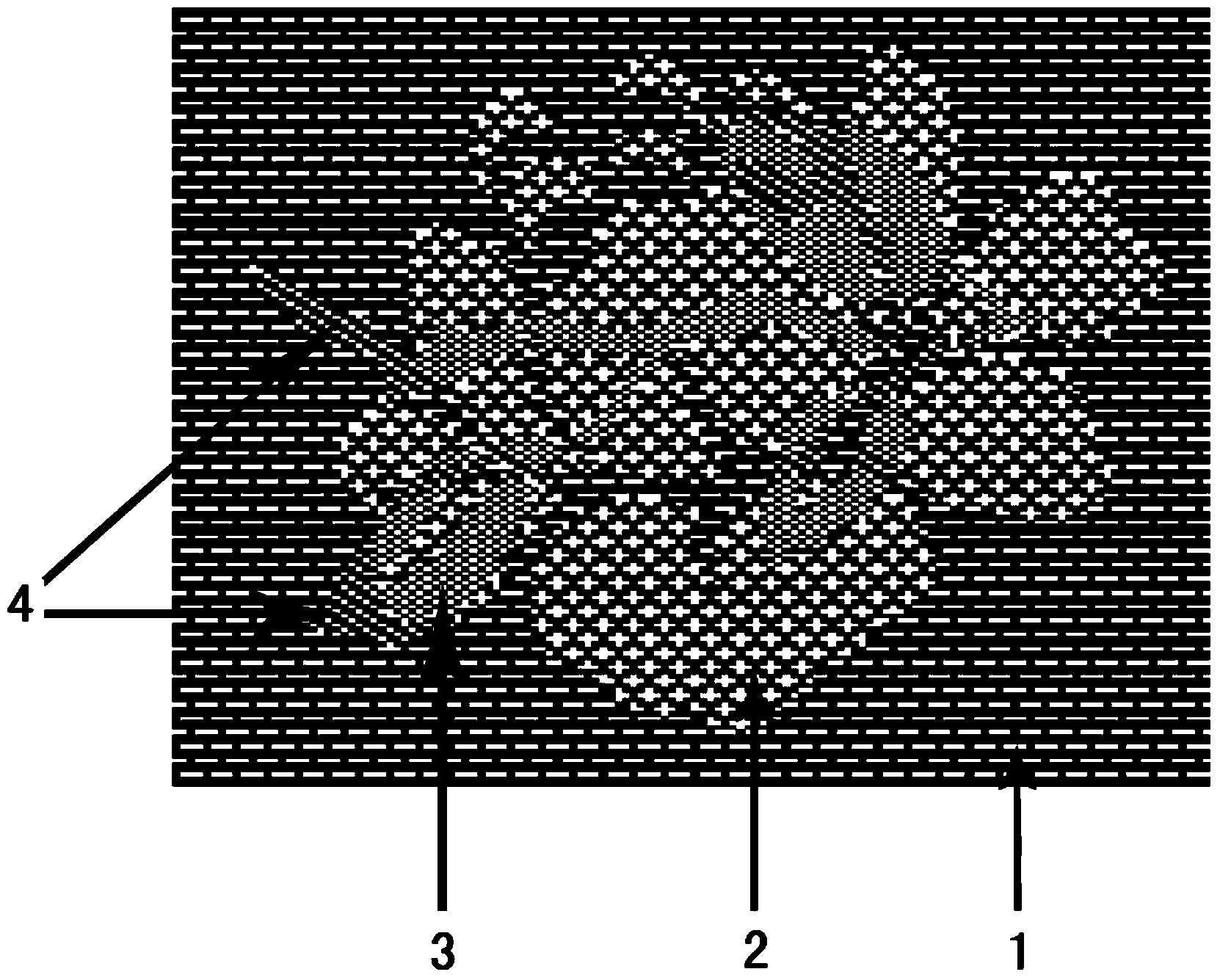 Two-side front jacquard satin towel and weaving process thereof