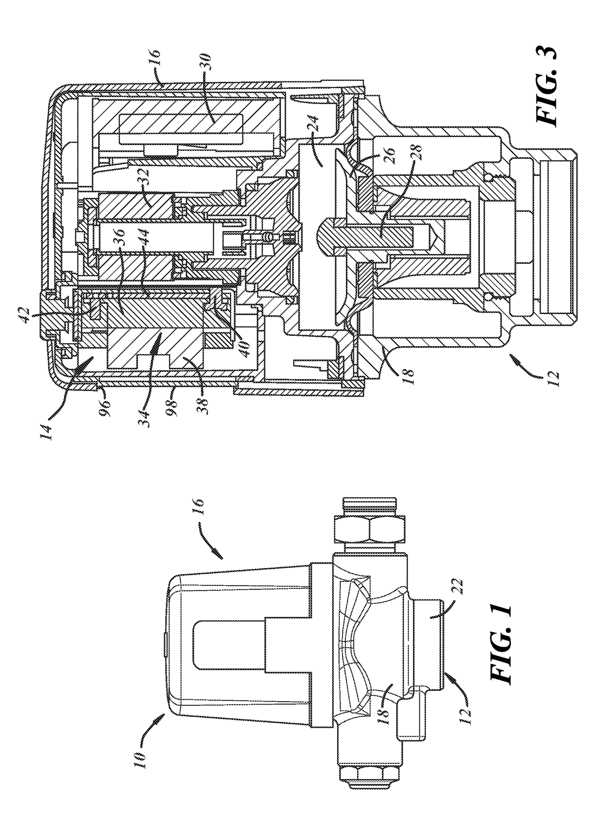 Adjustable sensor device for a plumbing fixture