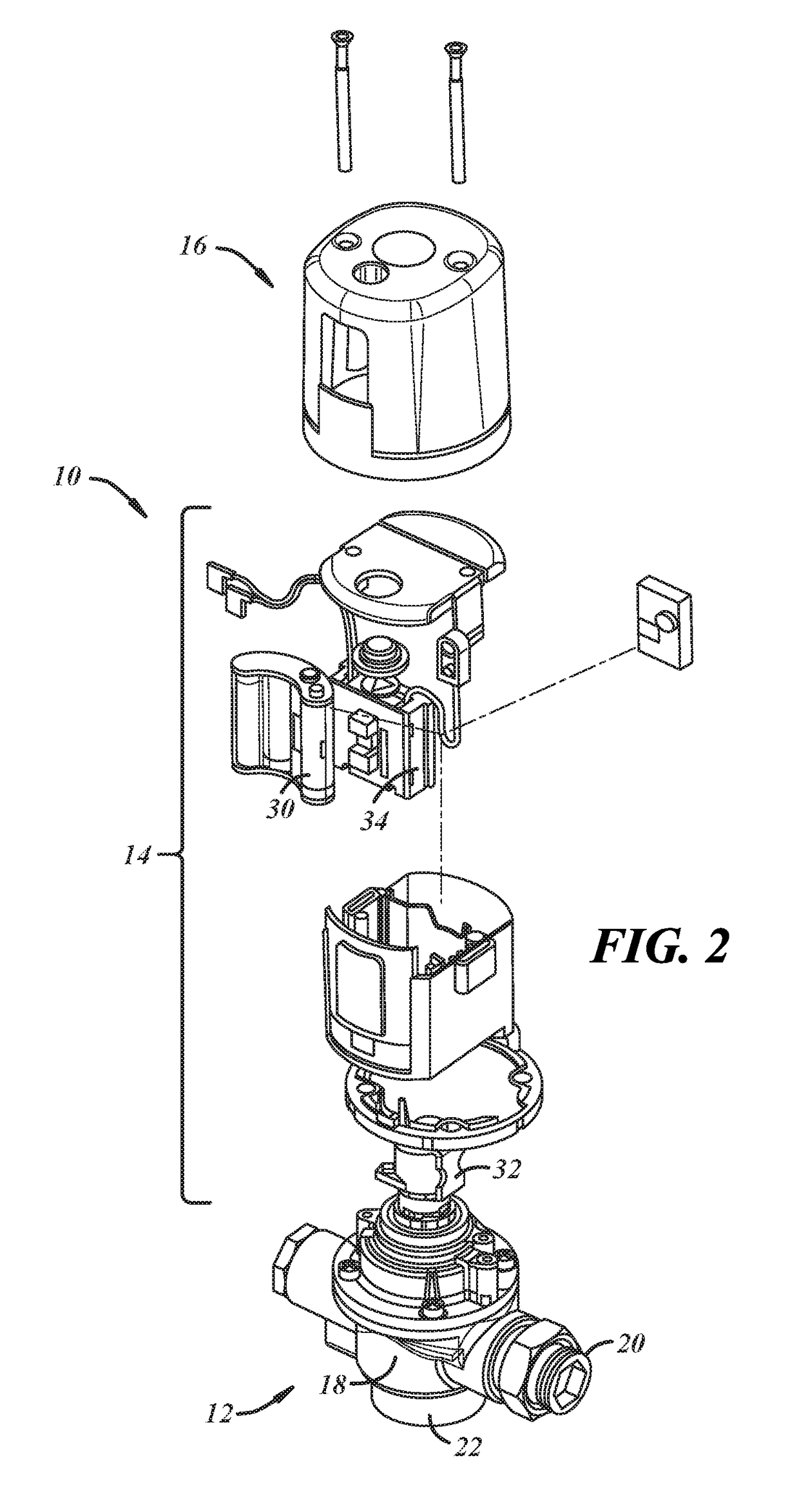 Adjustable sensor device for a plumbing fixture