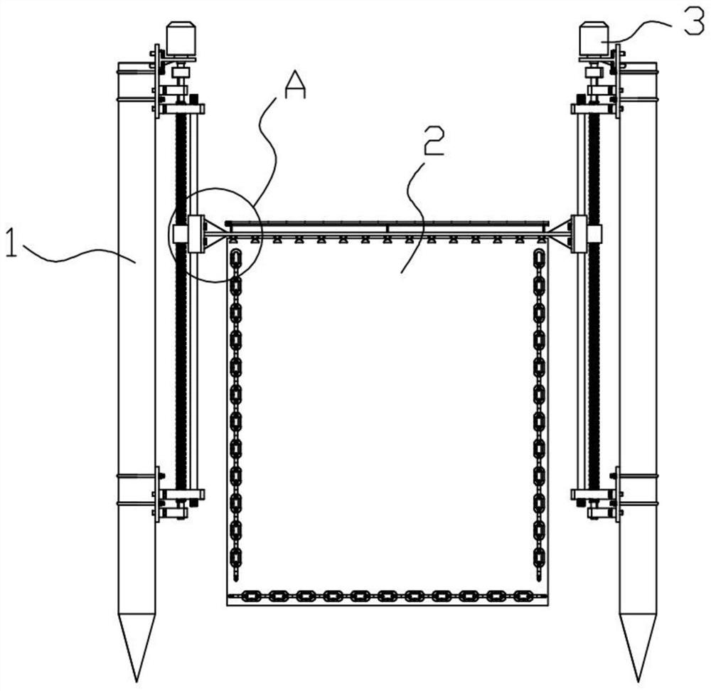 Dredging antifouling diffusion device