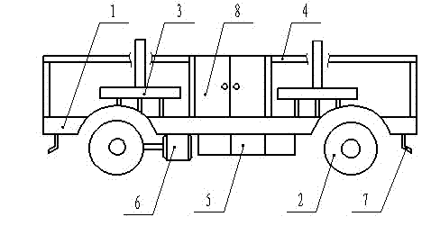 Shuttle bus for pedestrians to cross road