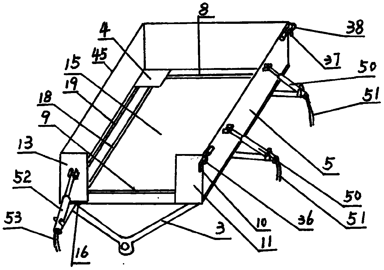 Movable assembled sheep medicated bath device