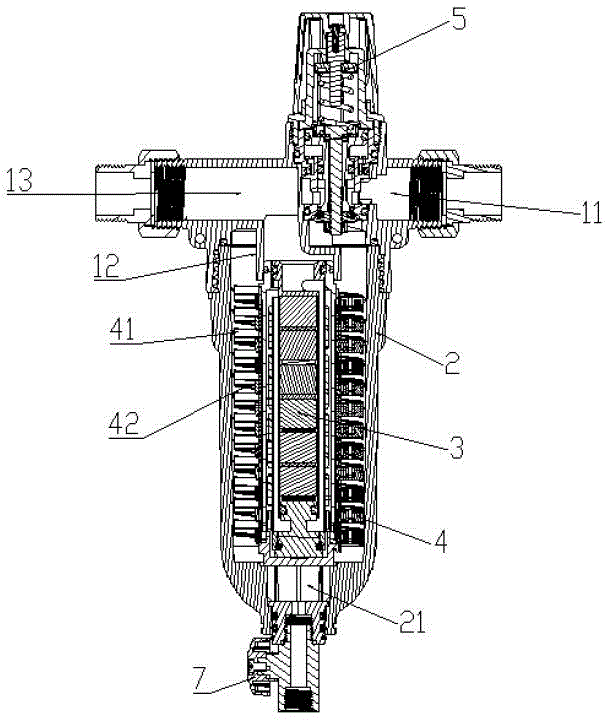 Front filter