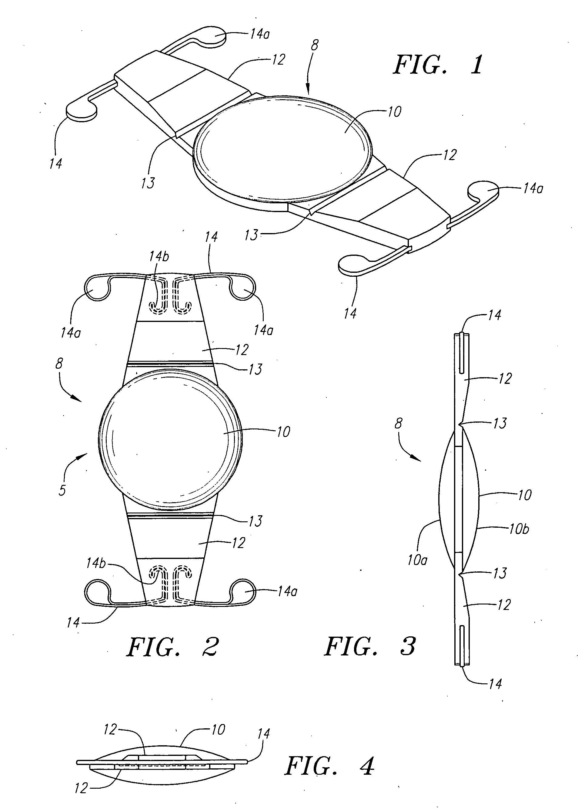 Accommodating lens with haptics