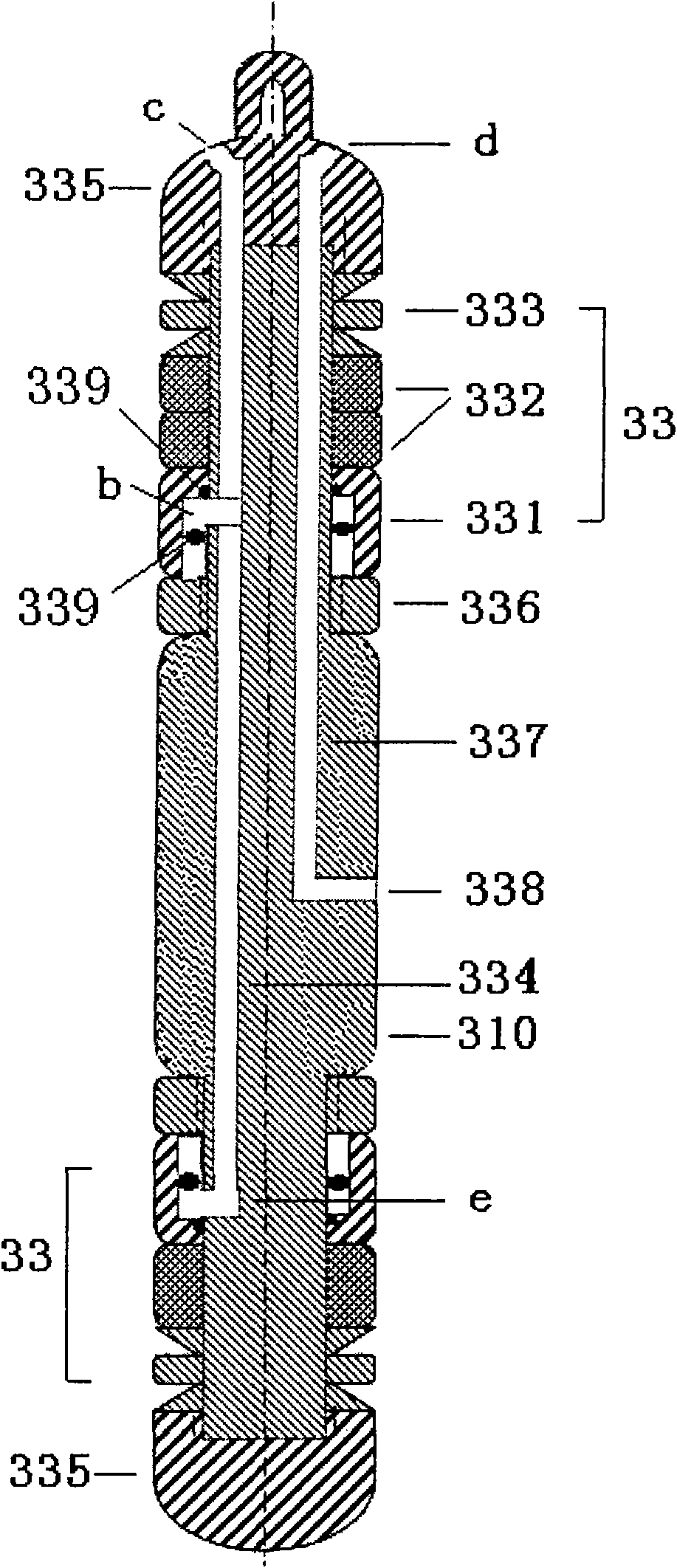 High-efficiency high pressure gas leak detection method