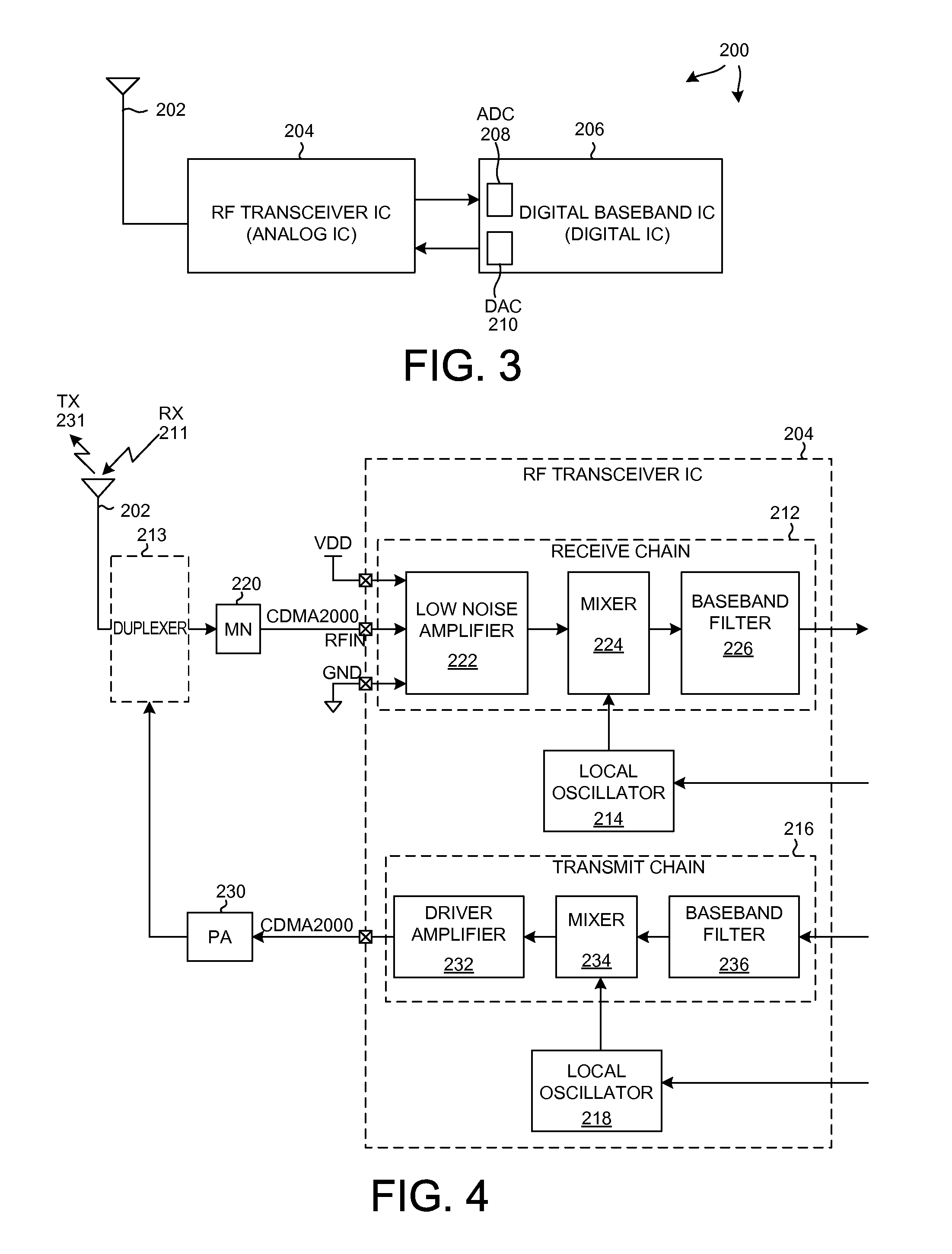 Multi-linearity mode lna having a deboost current path