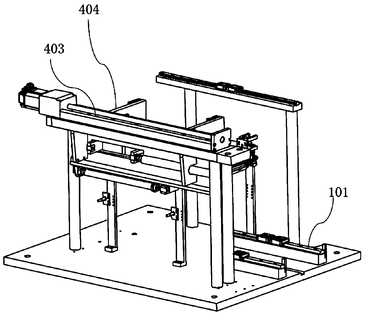 Camera module feeding equipment and automatic buckling machine