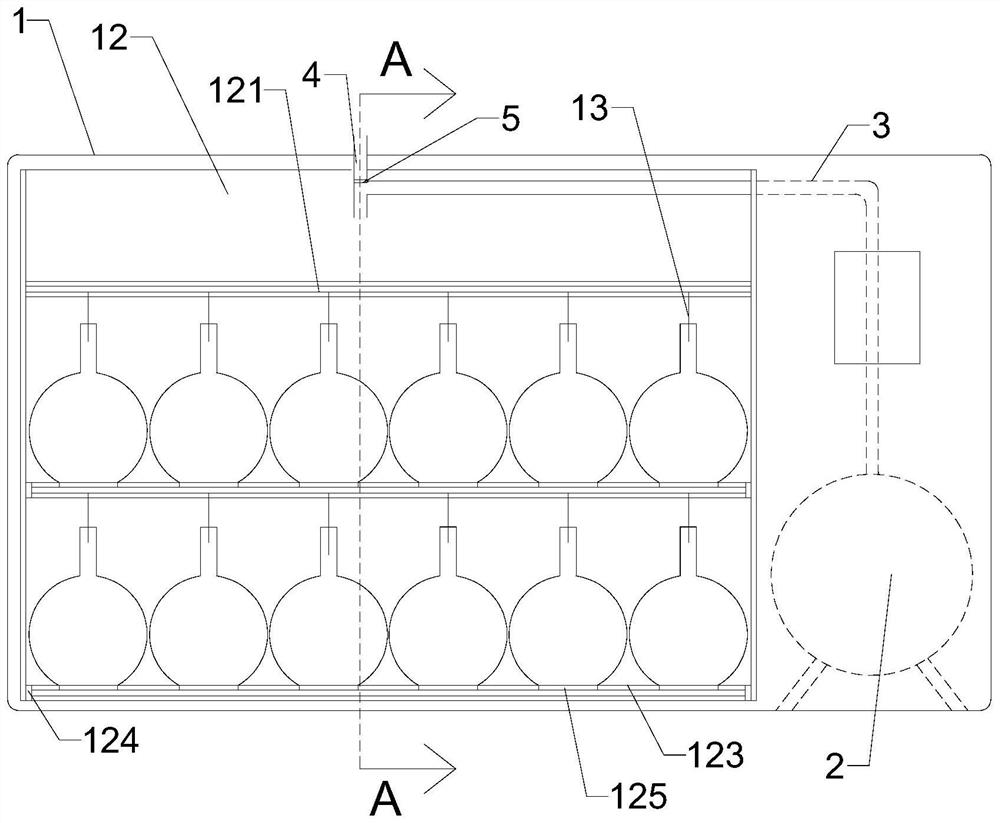 Vacuum pumping device and method for geotechnical test