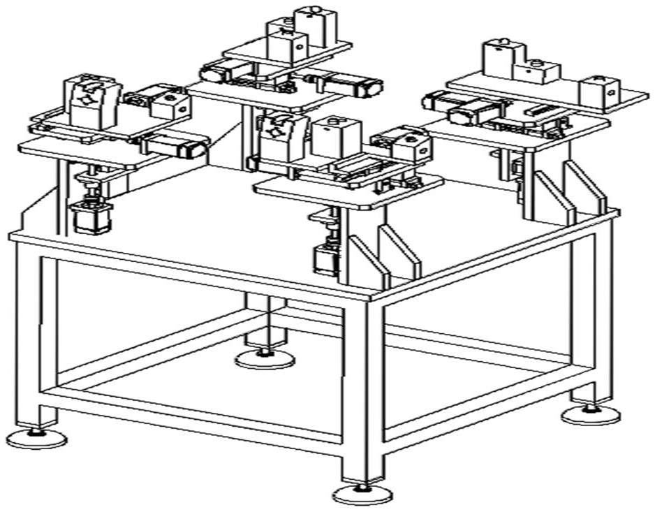 Universal inspection device and method for multi-model automobile front-row seats