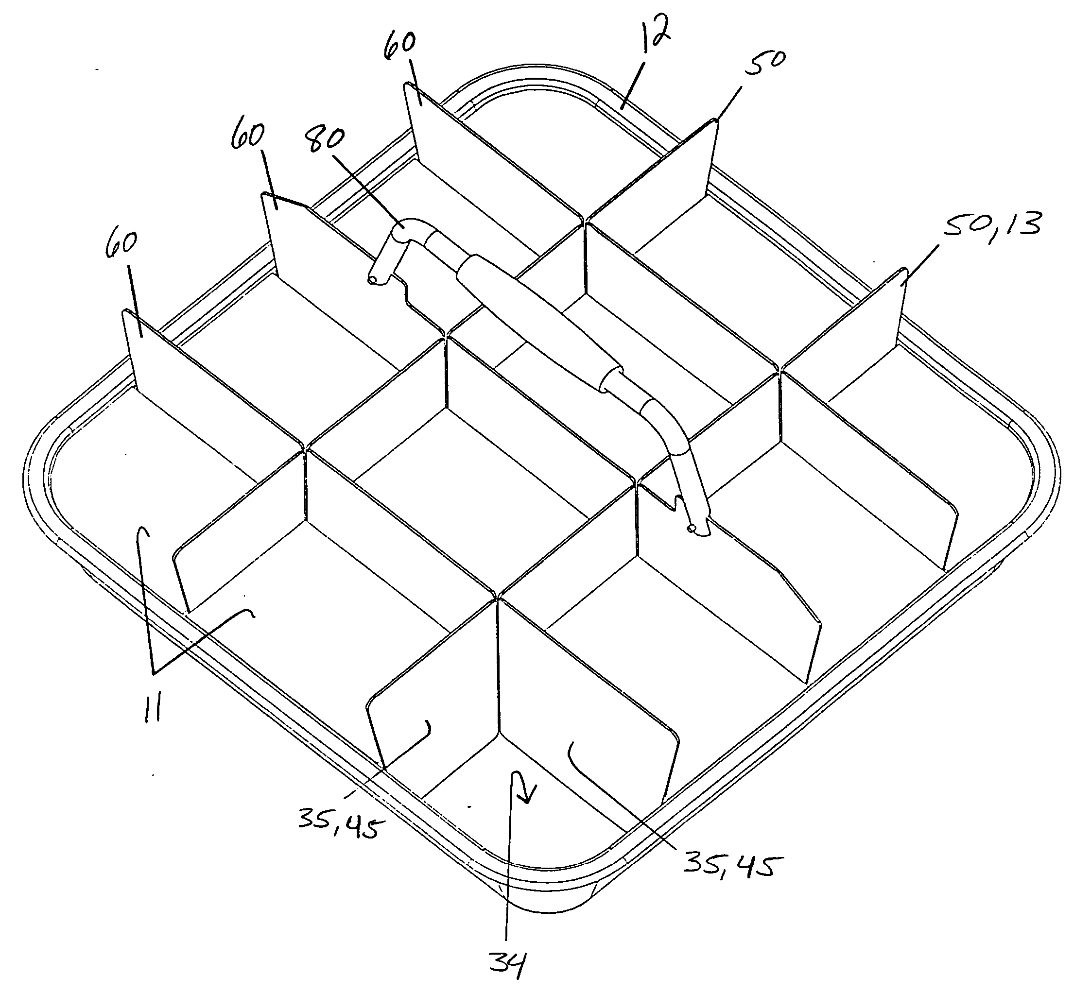 Food presentation system and assembly therefor