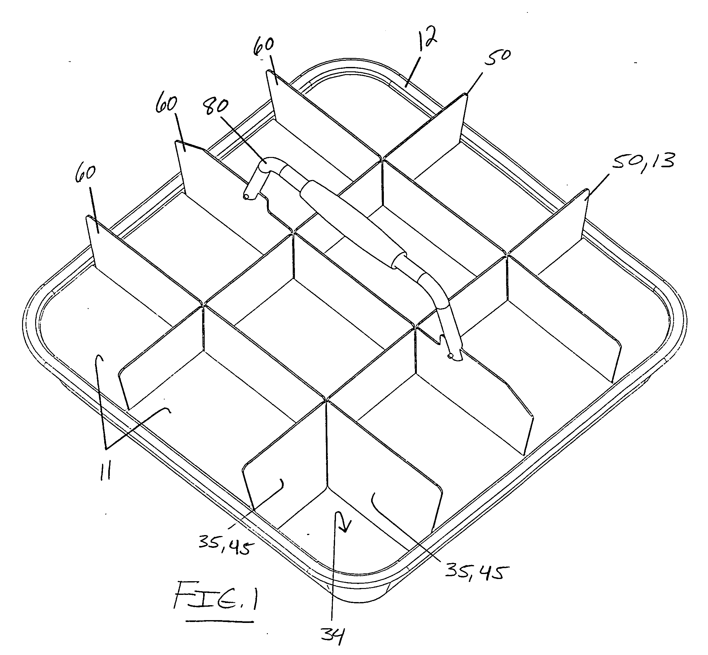 Food presentation system and assembly therefor