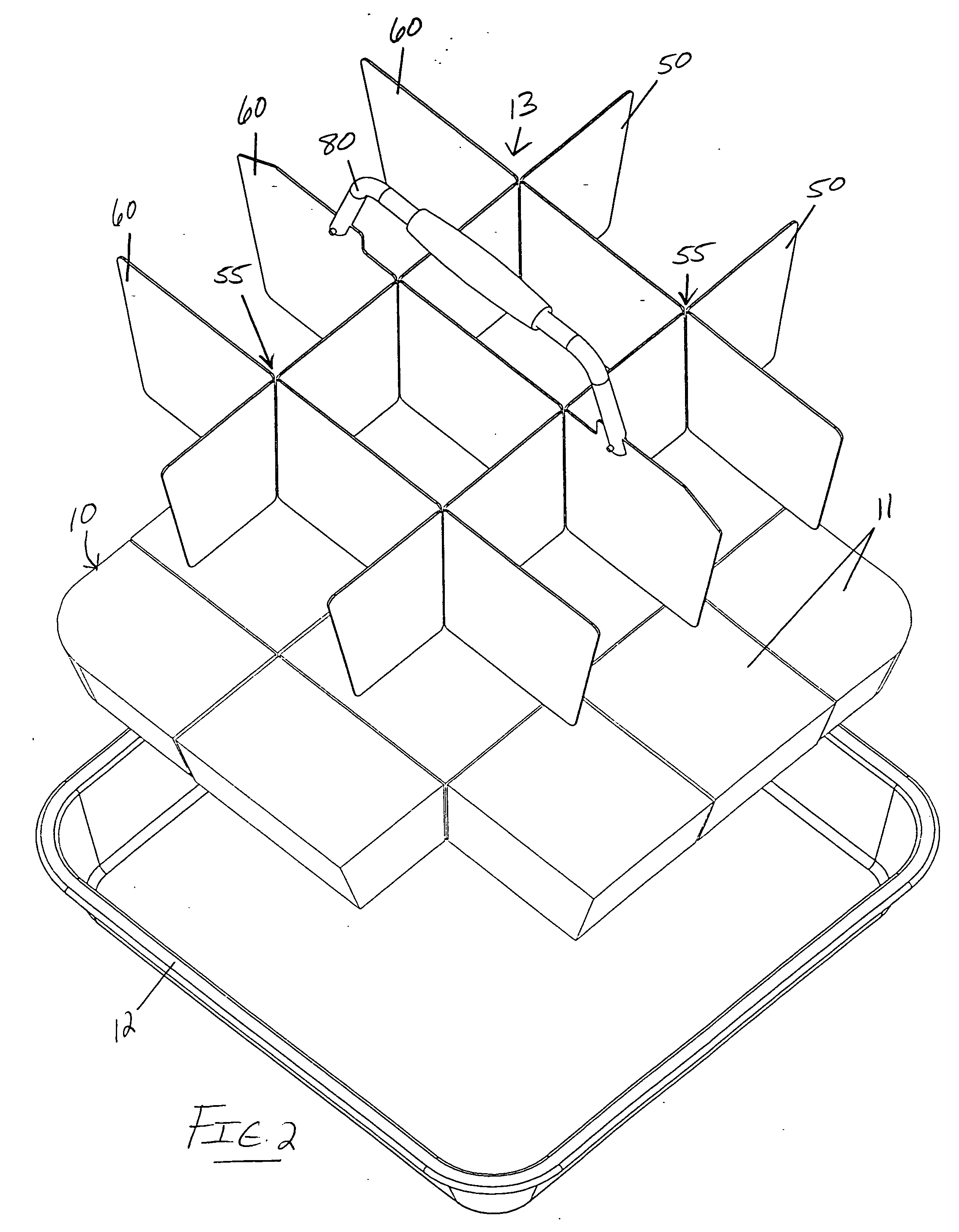 Food presentation system and assembly therefor