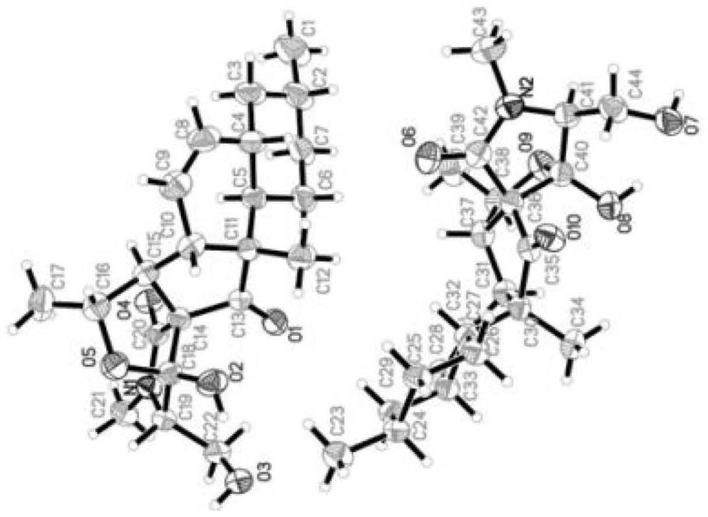 Novel fusarisetin herbicide derived from marine fungus, preparation method and application