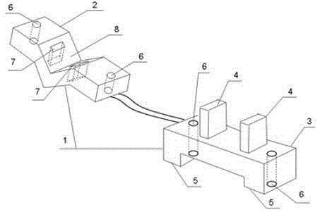 A line card fixing method for the output line of LED street lamp power supply