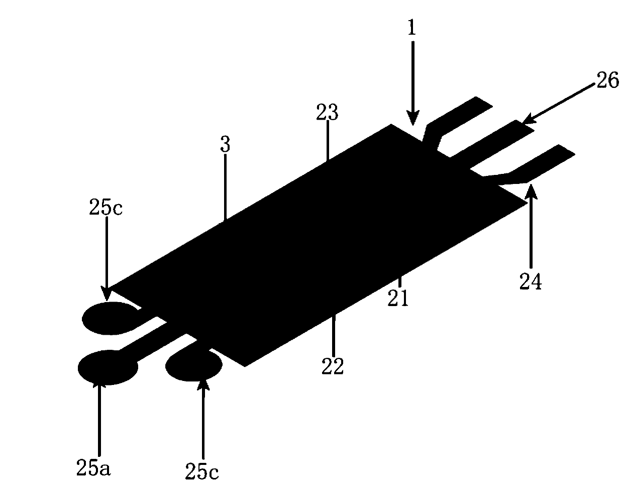 Flexible stripped uric acid sensor capable of detecting body fluid in real time, and preparation method thereof