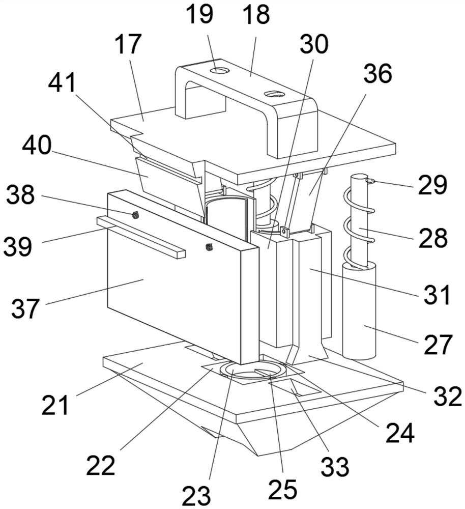 Seawater depth finder fixing device for ocean construction