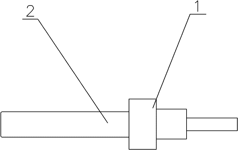 A sc-pc single-mode ceramic ferrule