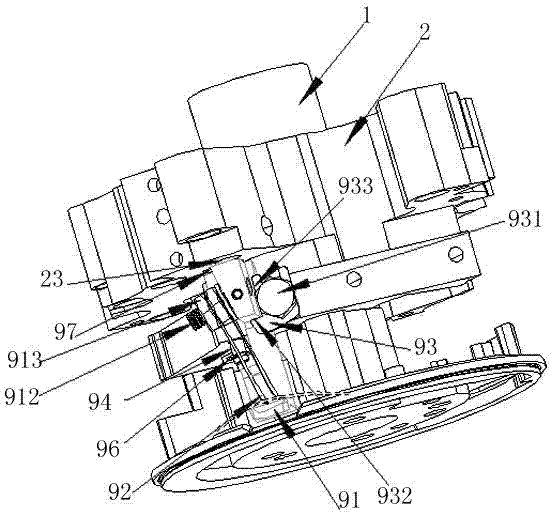 Thread clamping mechanism for hosiery circular knitting machine