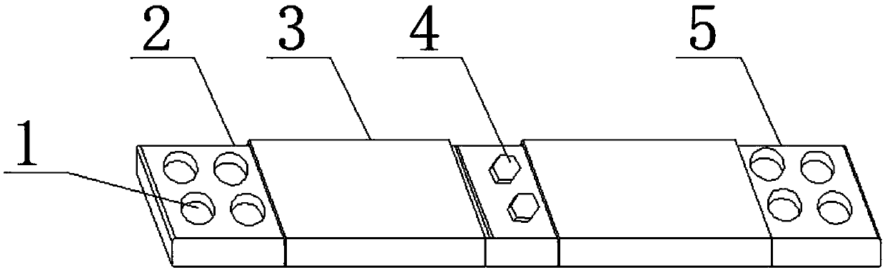 Composite conductive copper bar