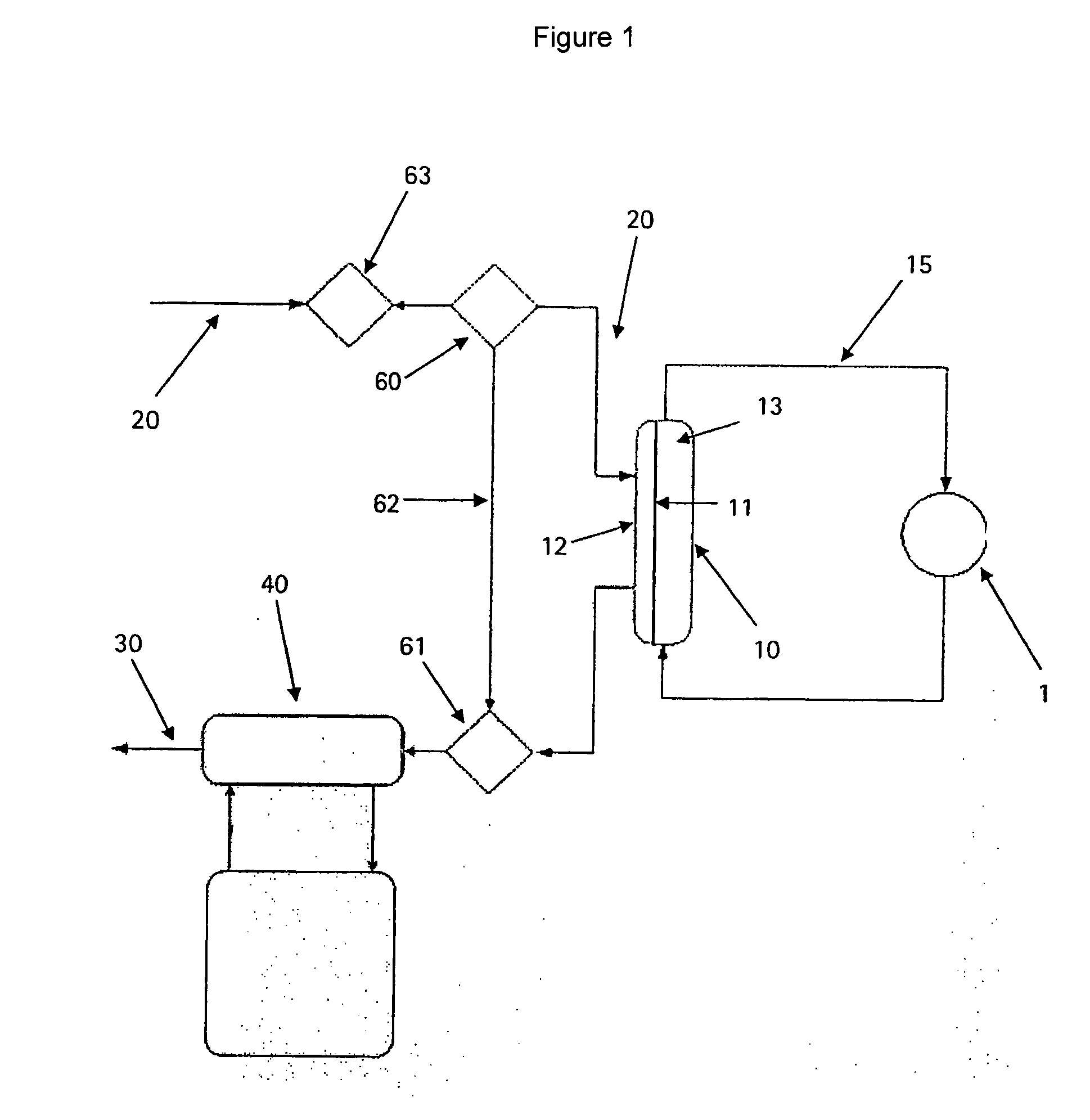 Apparatus for the extracorporeal treatment of blood