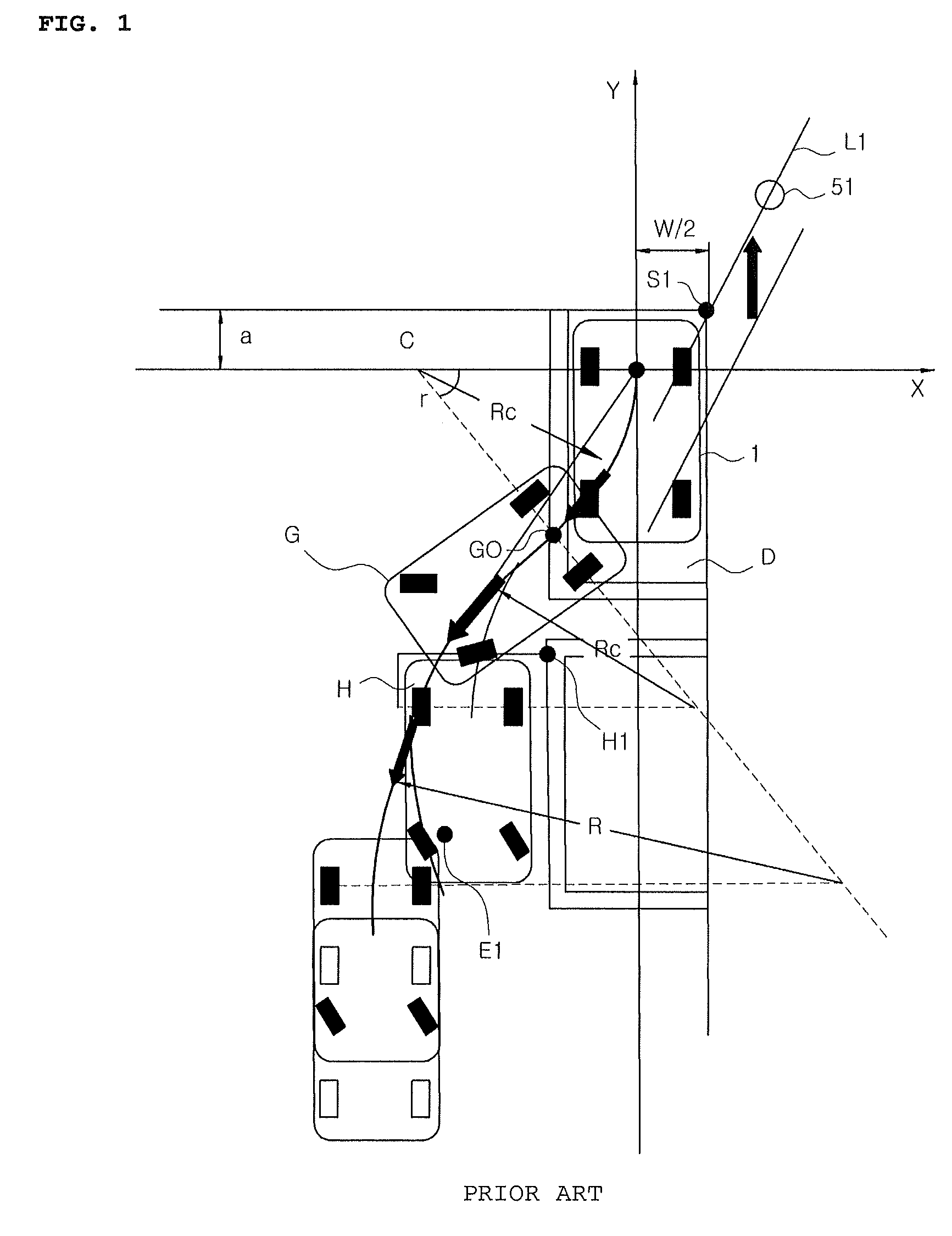 Automatic parking system for vehicle