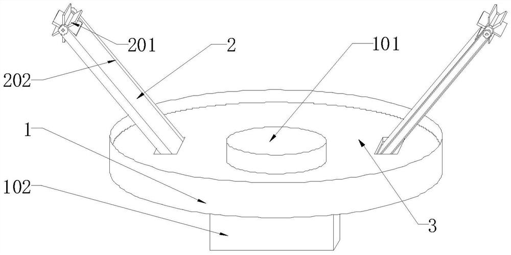 A tubular oil container grease scraping device