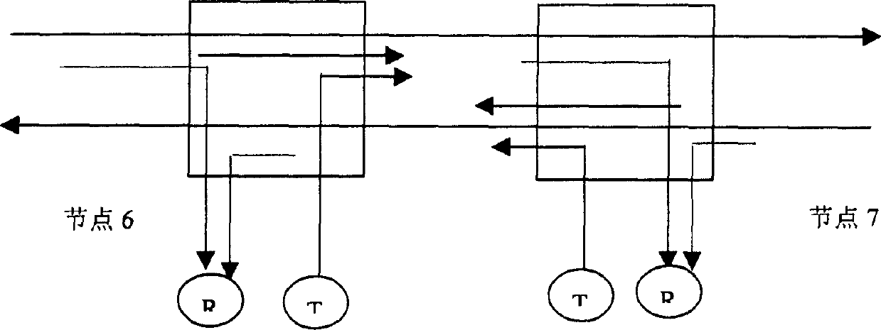 Method for carrying out VPR protection inversion in network