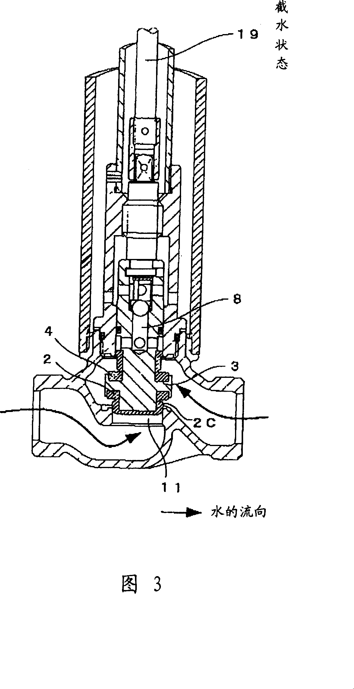 Valve capable of draining water