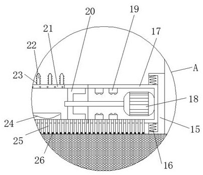 High-temperature sterilization device for tea production and sterilization method thereof