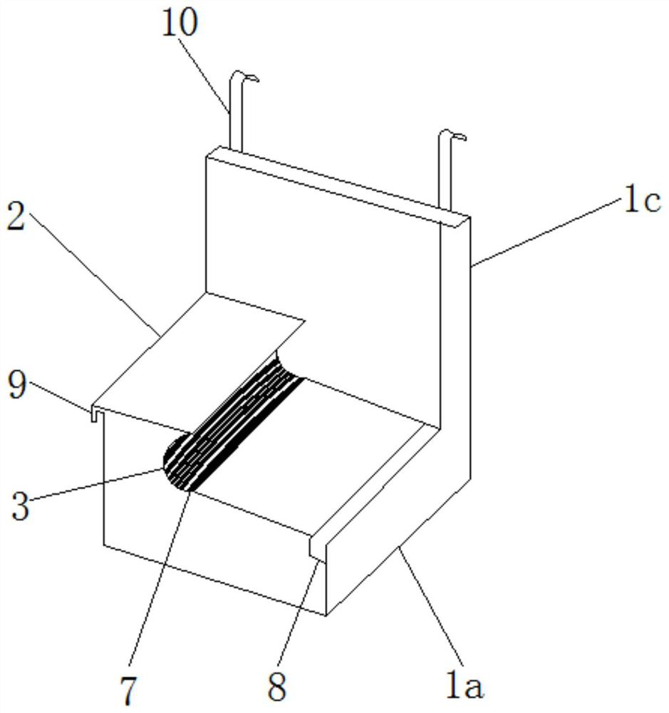 A self-cleaning jet trough for highway engineering