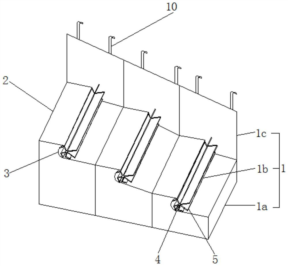 A self-cleaning jet trough for highway engineering