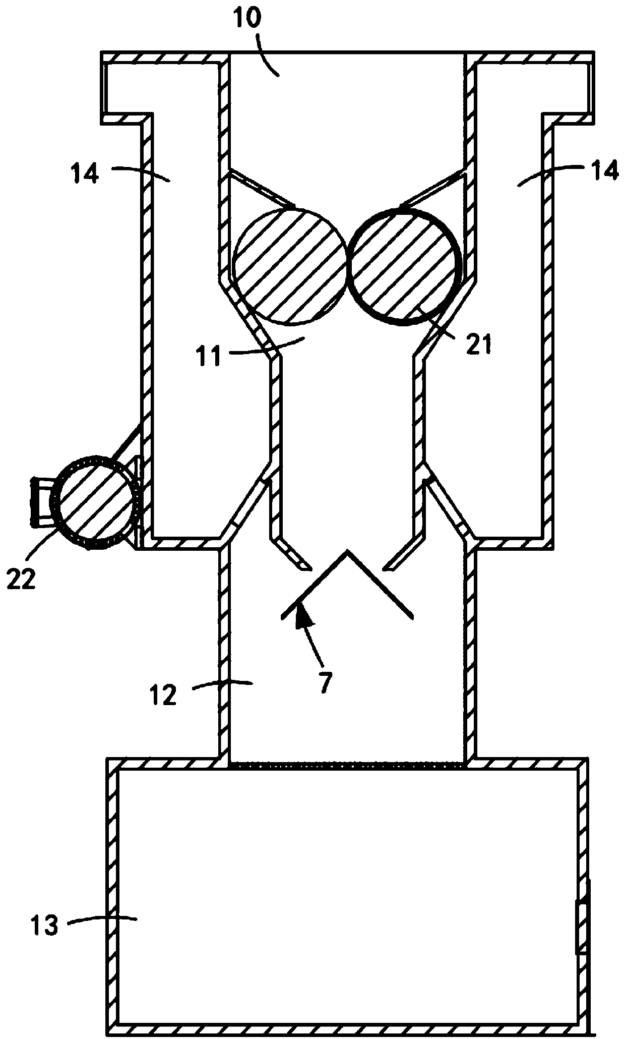 A method for fully burning and incinerating garbage