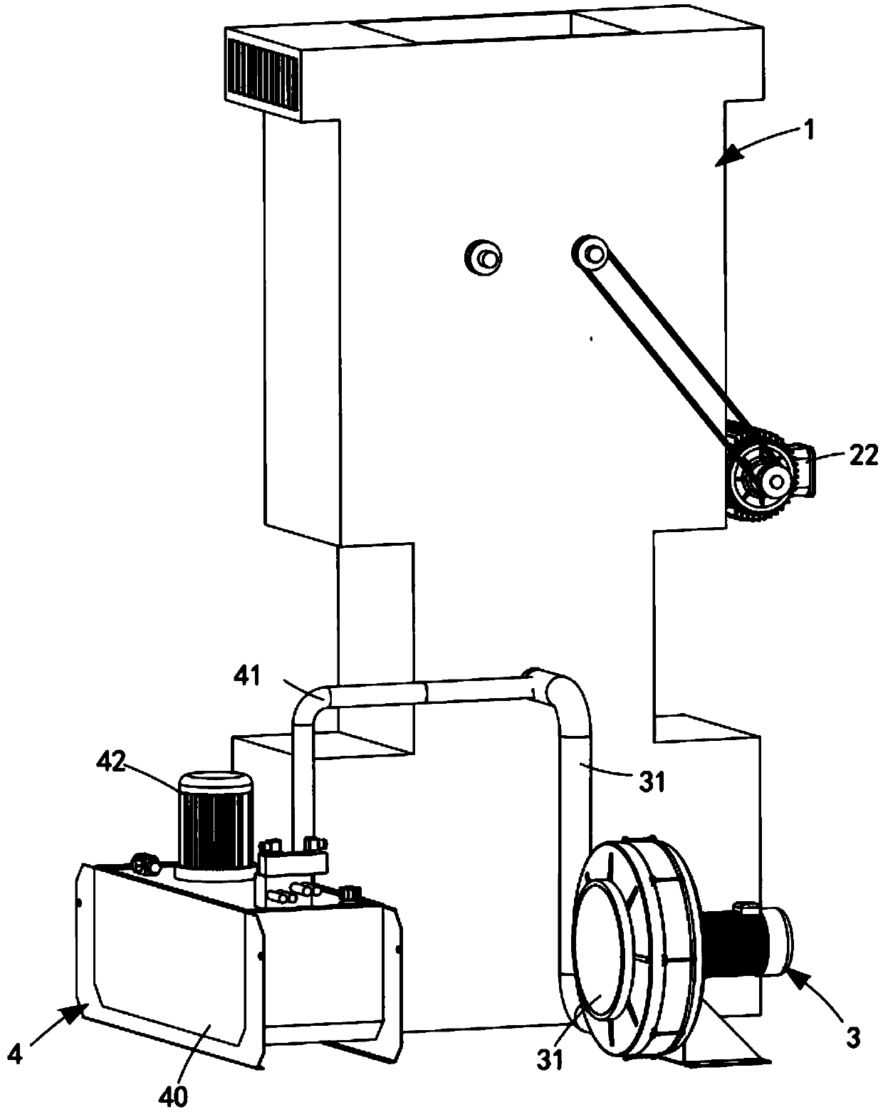 A method for fully burning and incinerating garbage