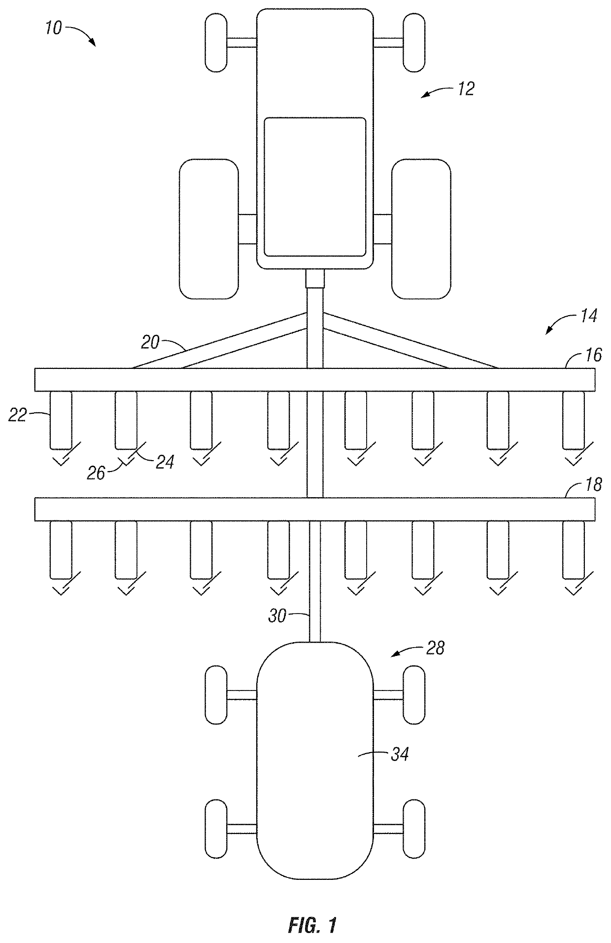 Seed drill with electric metering system