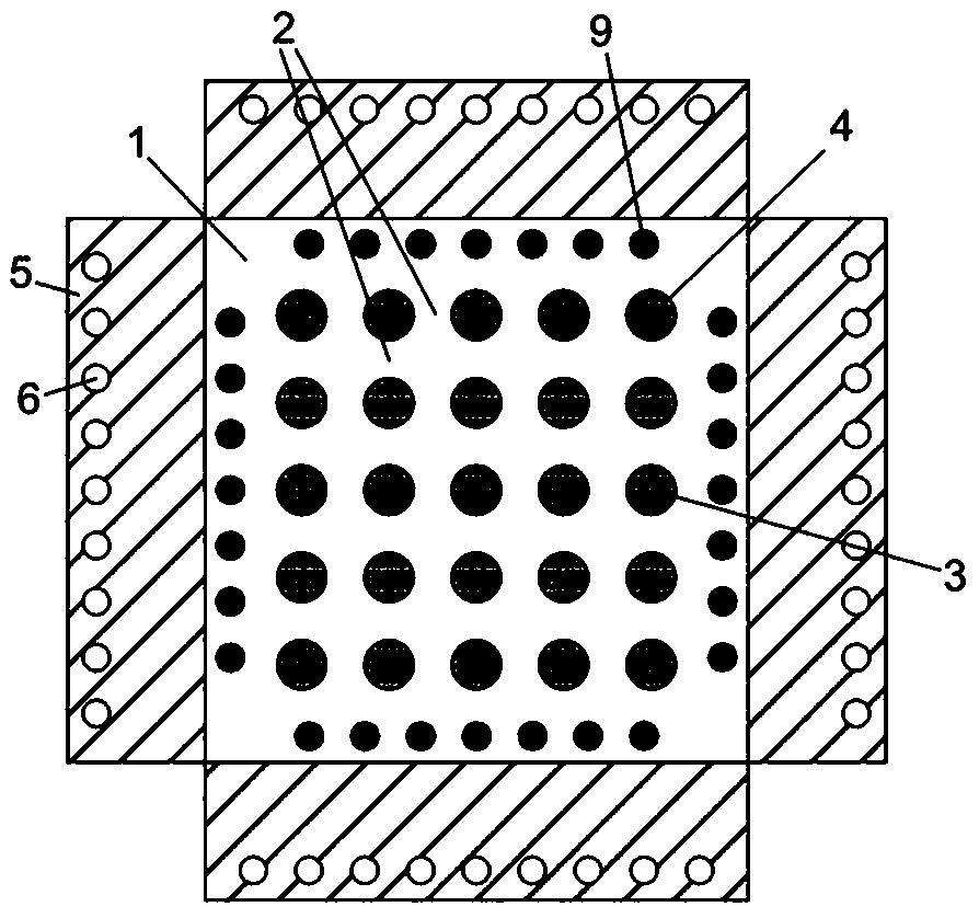 Lead dot squeezing type visco-elasticity friction damper