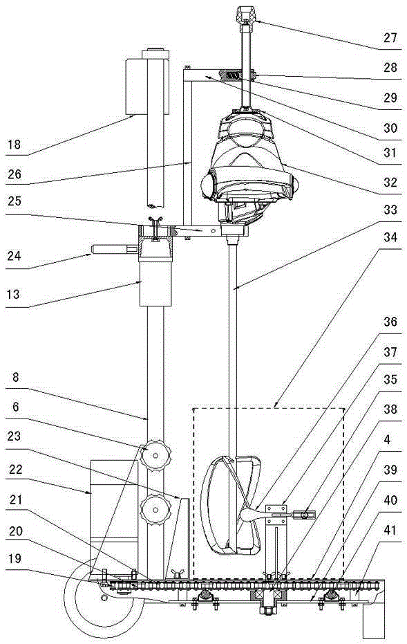 Small automatic stirrer